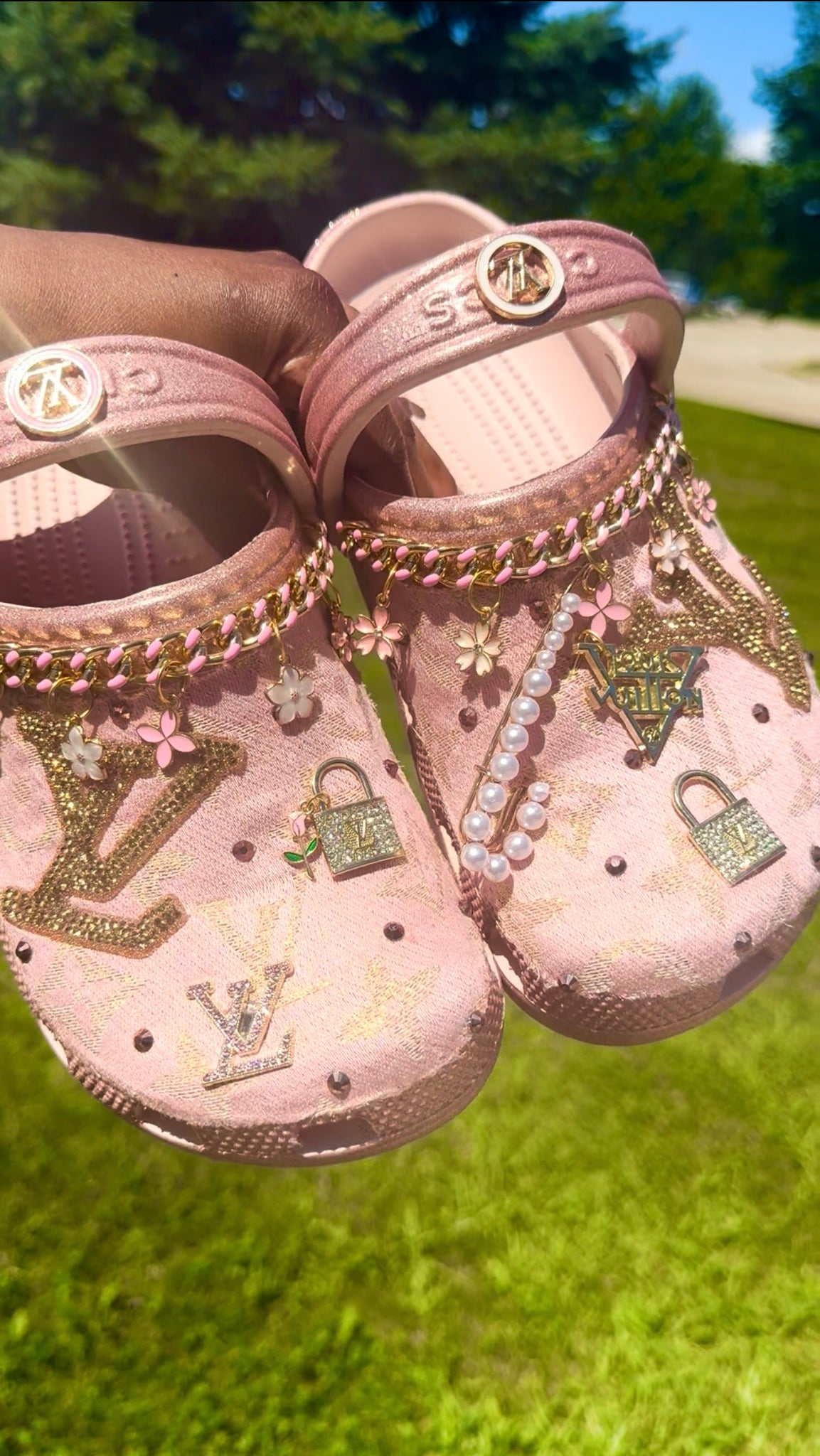 Rose Gold Pinkies Clog