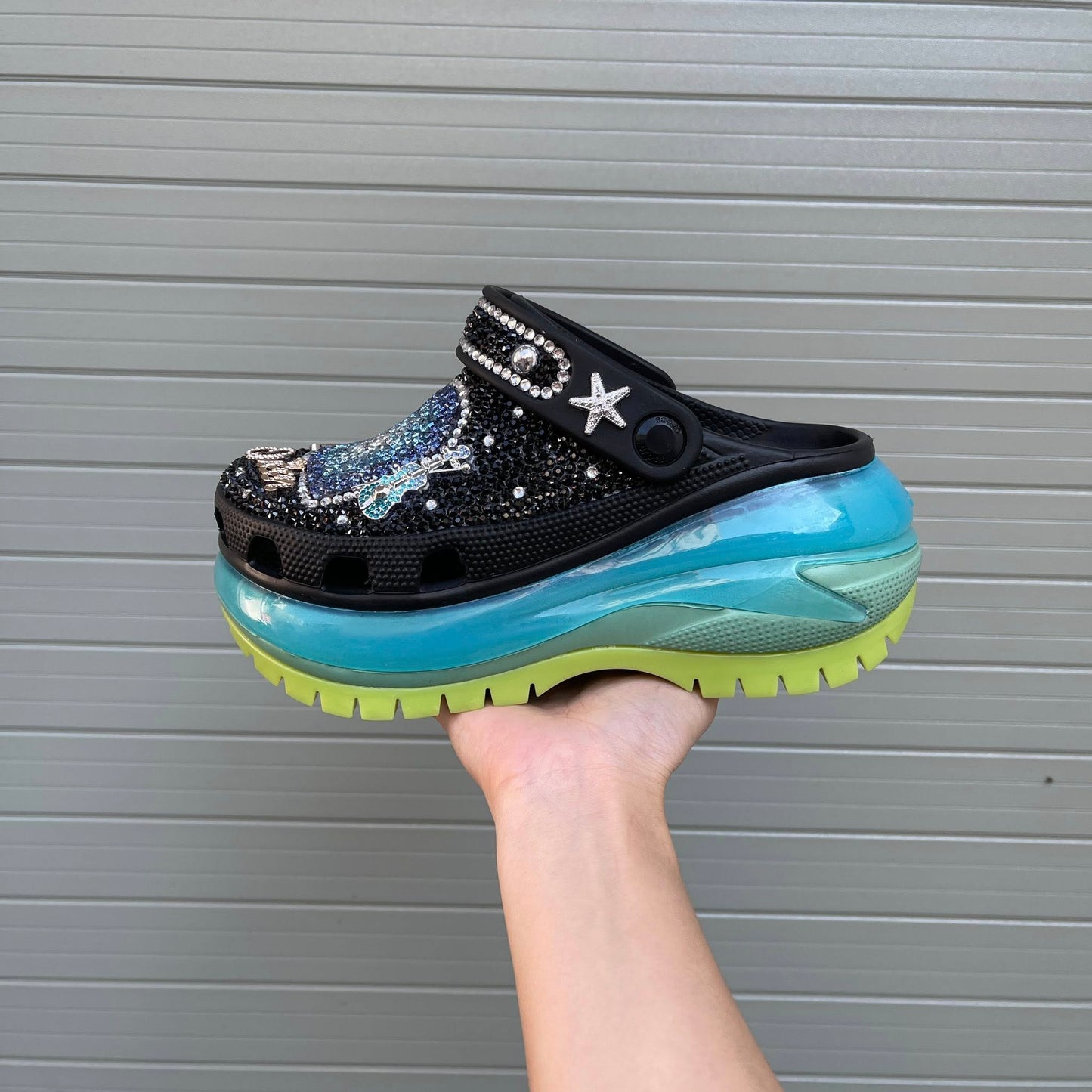 Women’s Heart Bling & Charm Omega Clogs