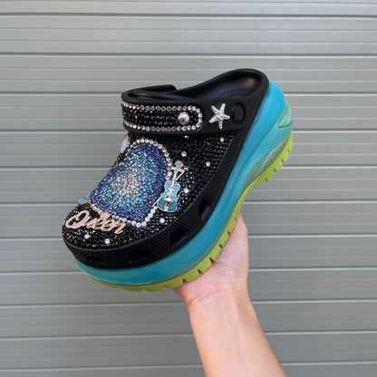 Women’s Heart Bling & Charm Omega Clogs