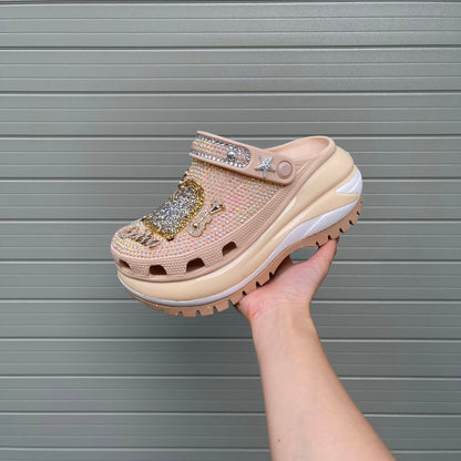 Women’s Heart Bling & Charm Omega Clogs