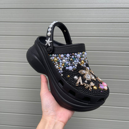 Women’s Angle Bling & Pearl Charm Clogs
