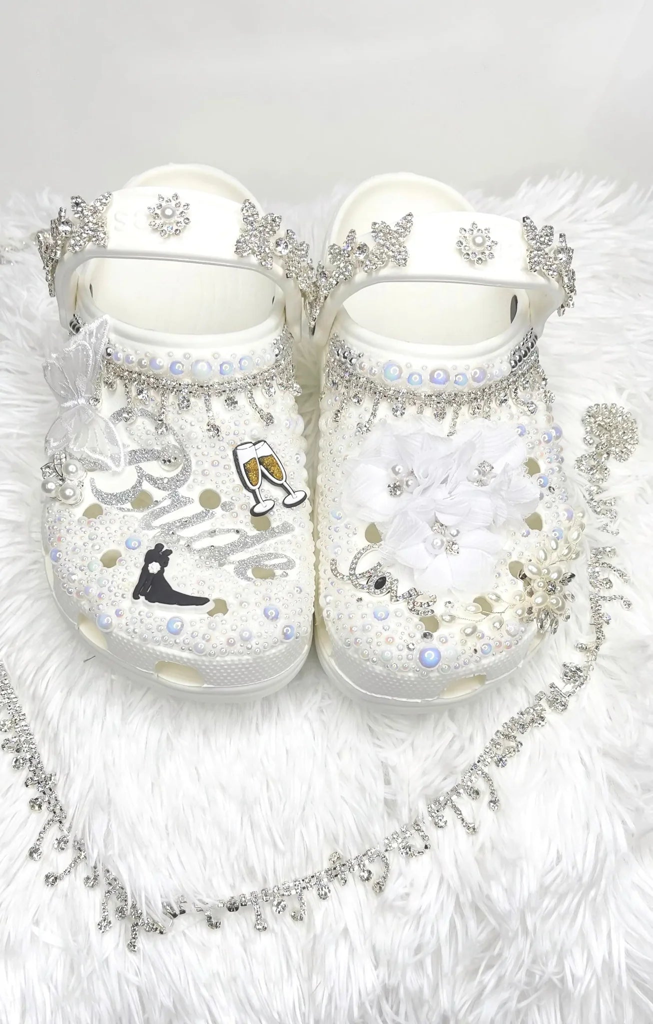 Women's Cinderella Bridal Clogs