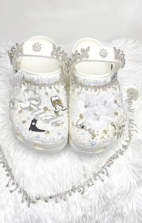 Women's Cinderella Bridal Clogs