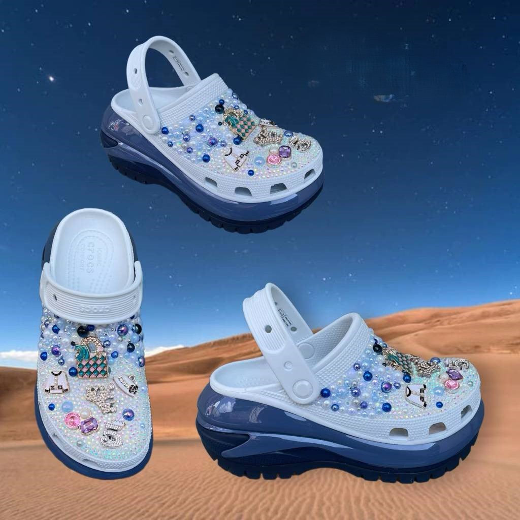 Women’s Butterfly Bling & Pearl Dream Clogs