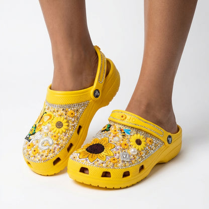 Bloom Butterfly Custom Clogs