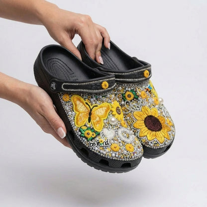 Bloom Butterfly Custom Clogs