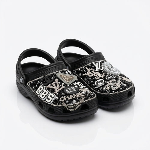 Luxe Logo Bling Custom Clogs