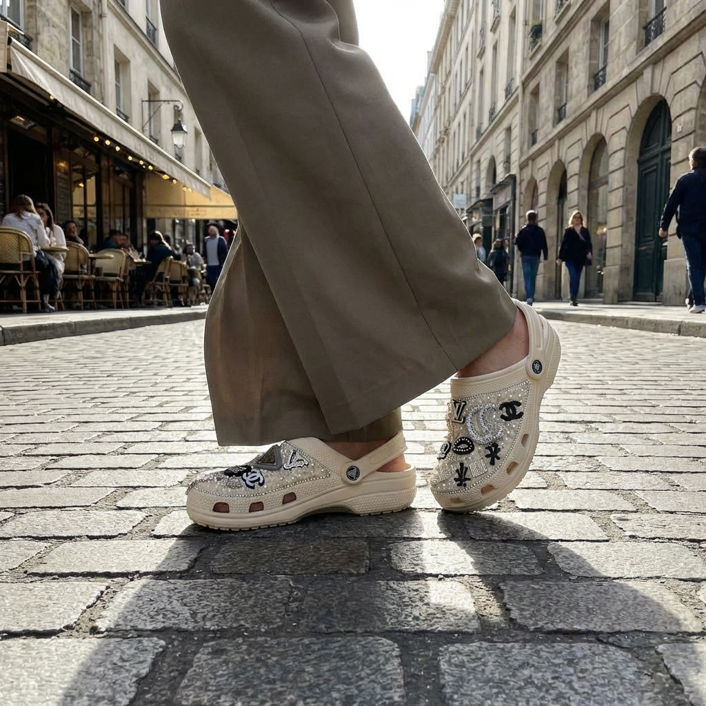 Luxe Logo Bling Custom Clogs