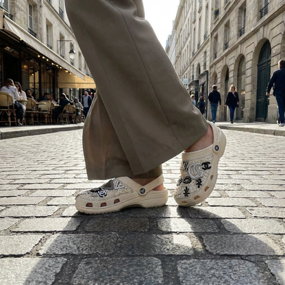 Luxe Logo Bling Custom Clogs
