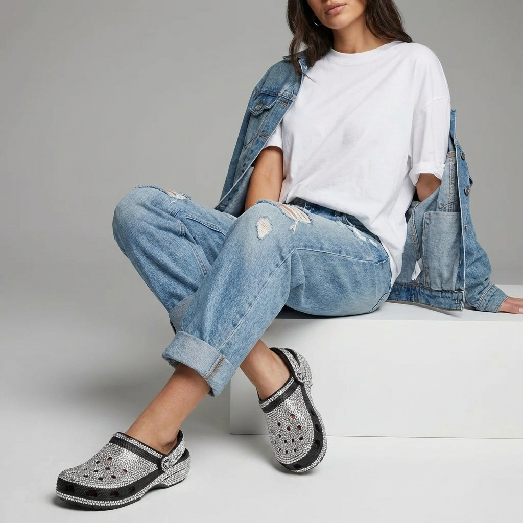 Crystal Ice Bling Custom Clogs