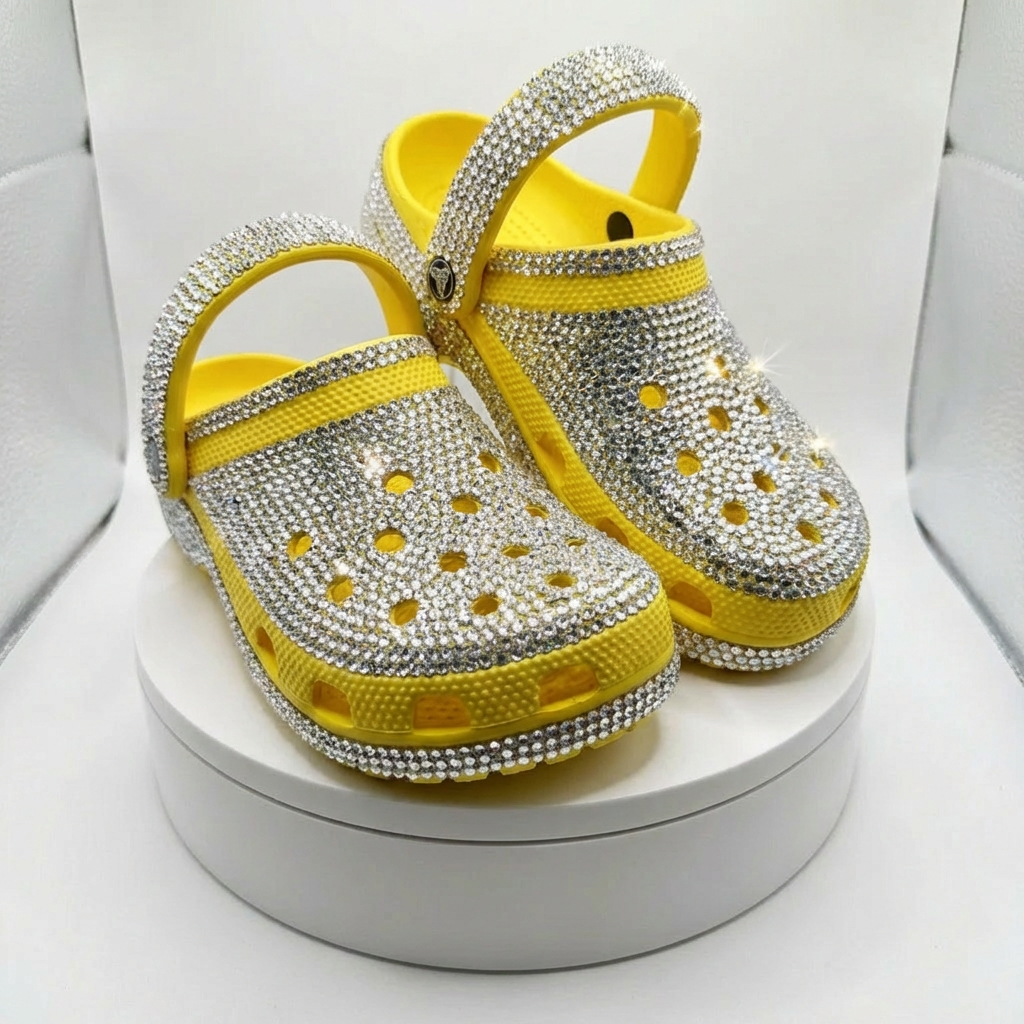 Crystal Ice Bling Custom Clogs