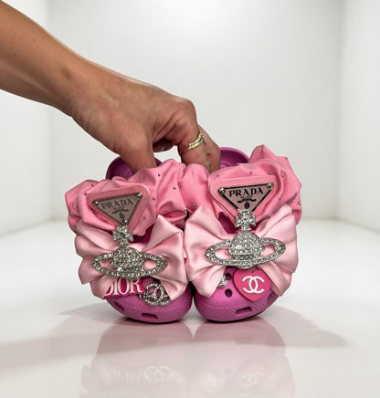 Little Miss Luxe Charm Clogs For Kids