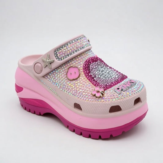 Women’s Heart Bling & Sweet Charm Omega Clogs