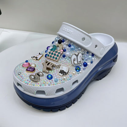 Women’s Butterfly Bling & Pearl Dream Clogs