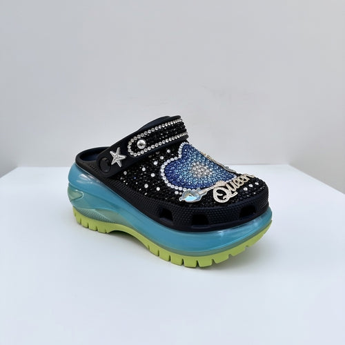 Women’s Heart Bling & Charm Omega Clogs